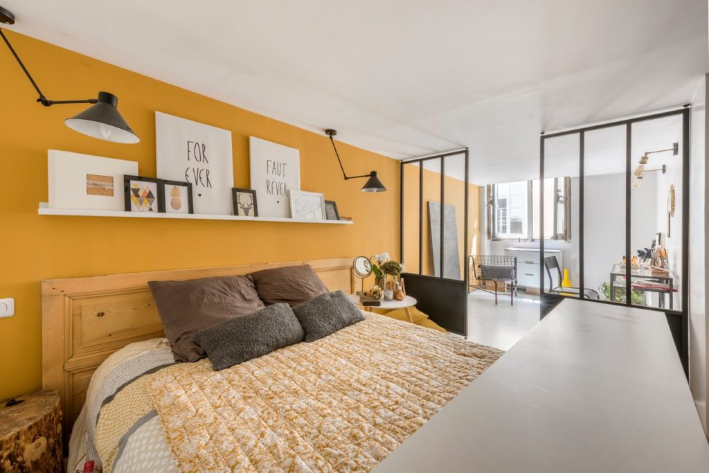loft apartment_bedroom