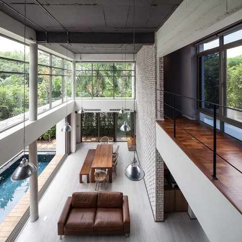 Inspiring houses located in Bangkok_living room