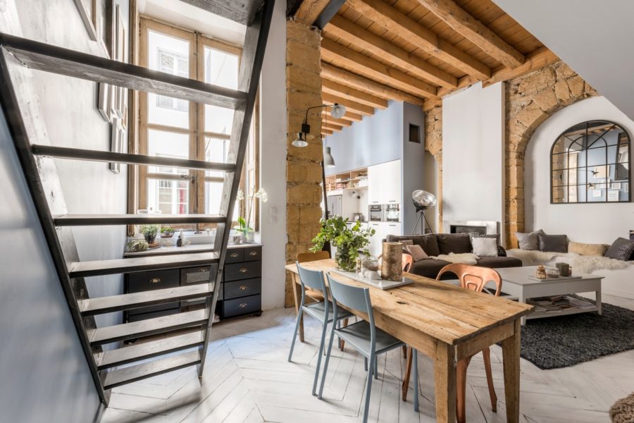 Cozy loft apartment from Lyon, France - Loftspiration