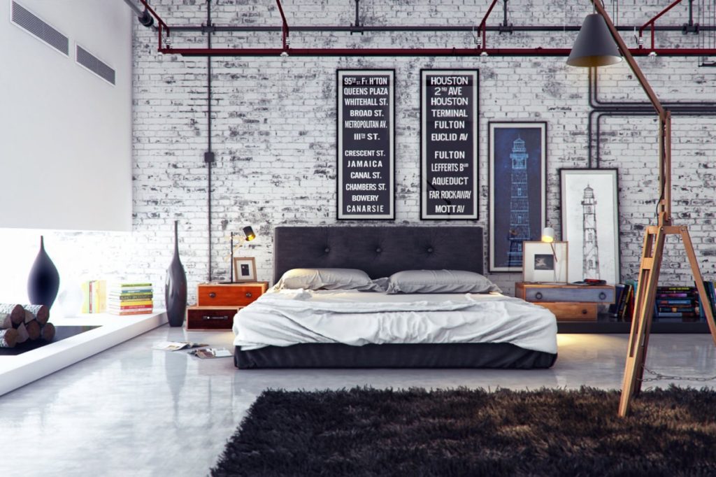 loft style bedrooms