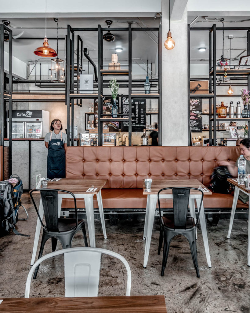 industrial style cafe